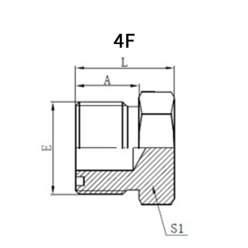 ORFS Male O-Ring Plug