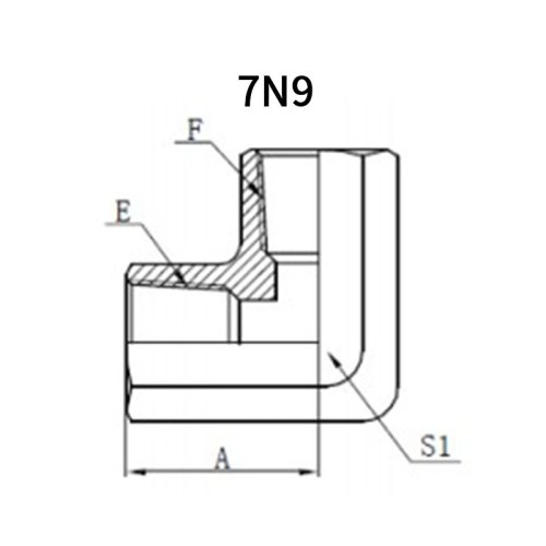 90°NPT Female