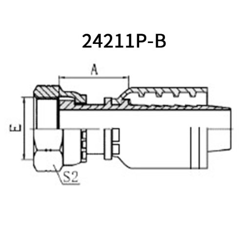 ORFS Female Flat Seat